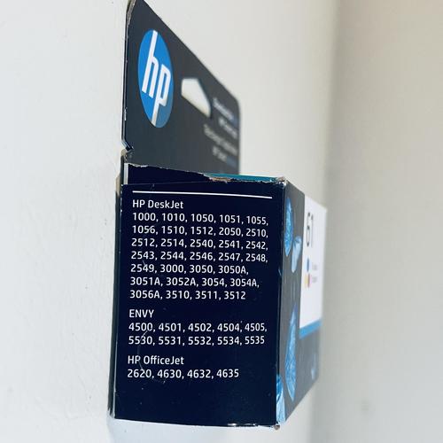 HP 61 Tri-Color Ink Cartridge CH562WN - Compatible with DeskJet, Envy & OfficeJet Printers | High-Quality Printing for Home, Office & School Projects