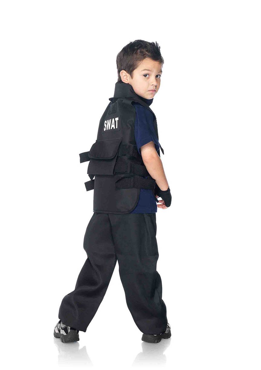 SWAT Commander Kids Costume for Boys - Tactical Police Halloween Dress Up Outfit | Perfect for Halloween, Cosplay, and Role Play Adventures