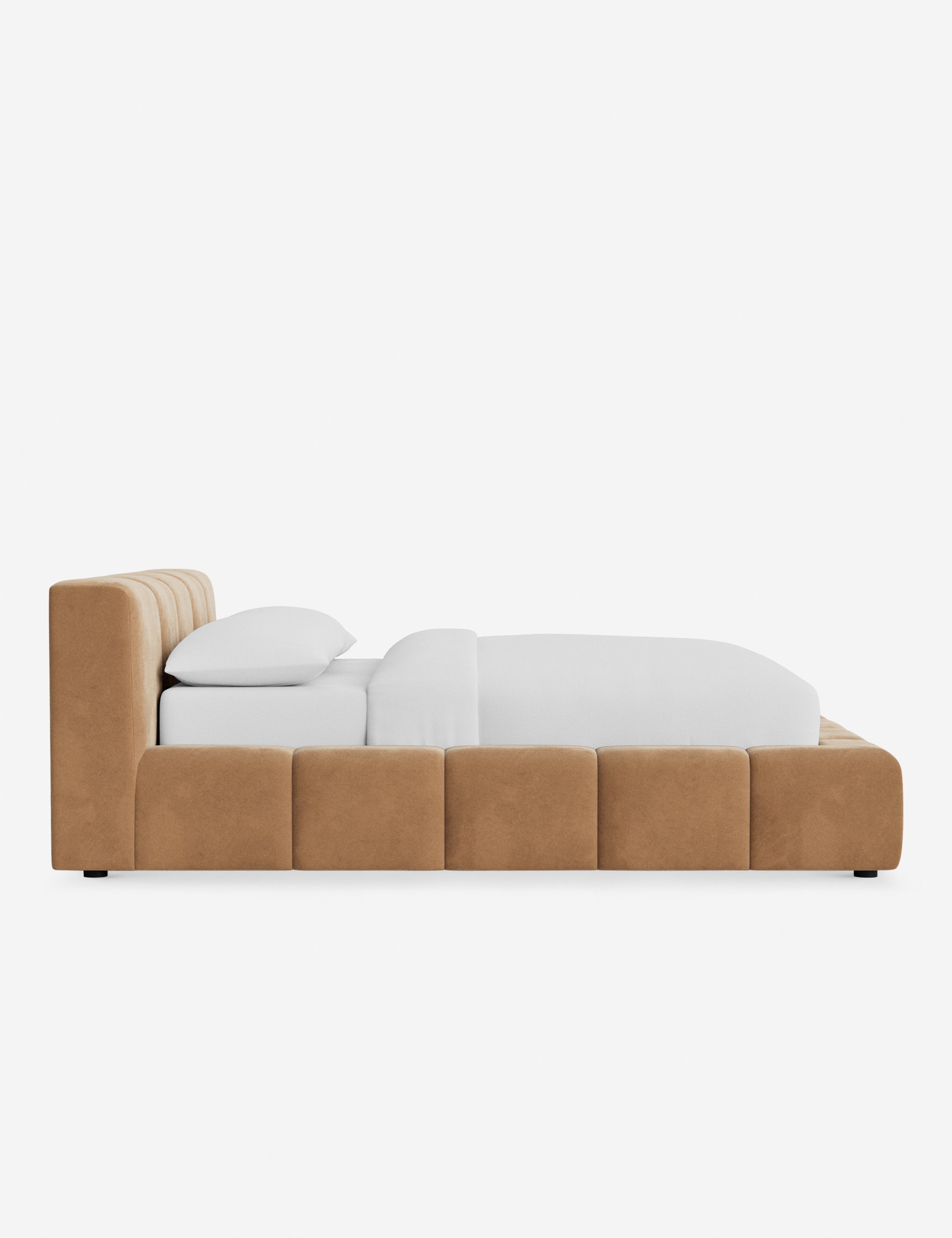 Cambry Platform Bed Frame - Modern Minimalist Wooden Bed with Sturdy Slat Support - Perfect for Bedroom, Guest Room, and Studio Apartments