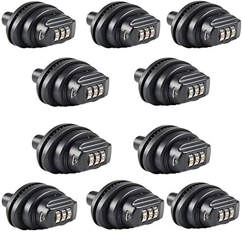 NJMK Universal Combination Gun Trigger Lock - Secure Pistols, Rifles, Shotguns (10-Pack) | Heavy Duty Firearm Safety for Home, Range & Travel Protection