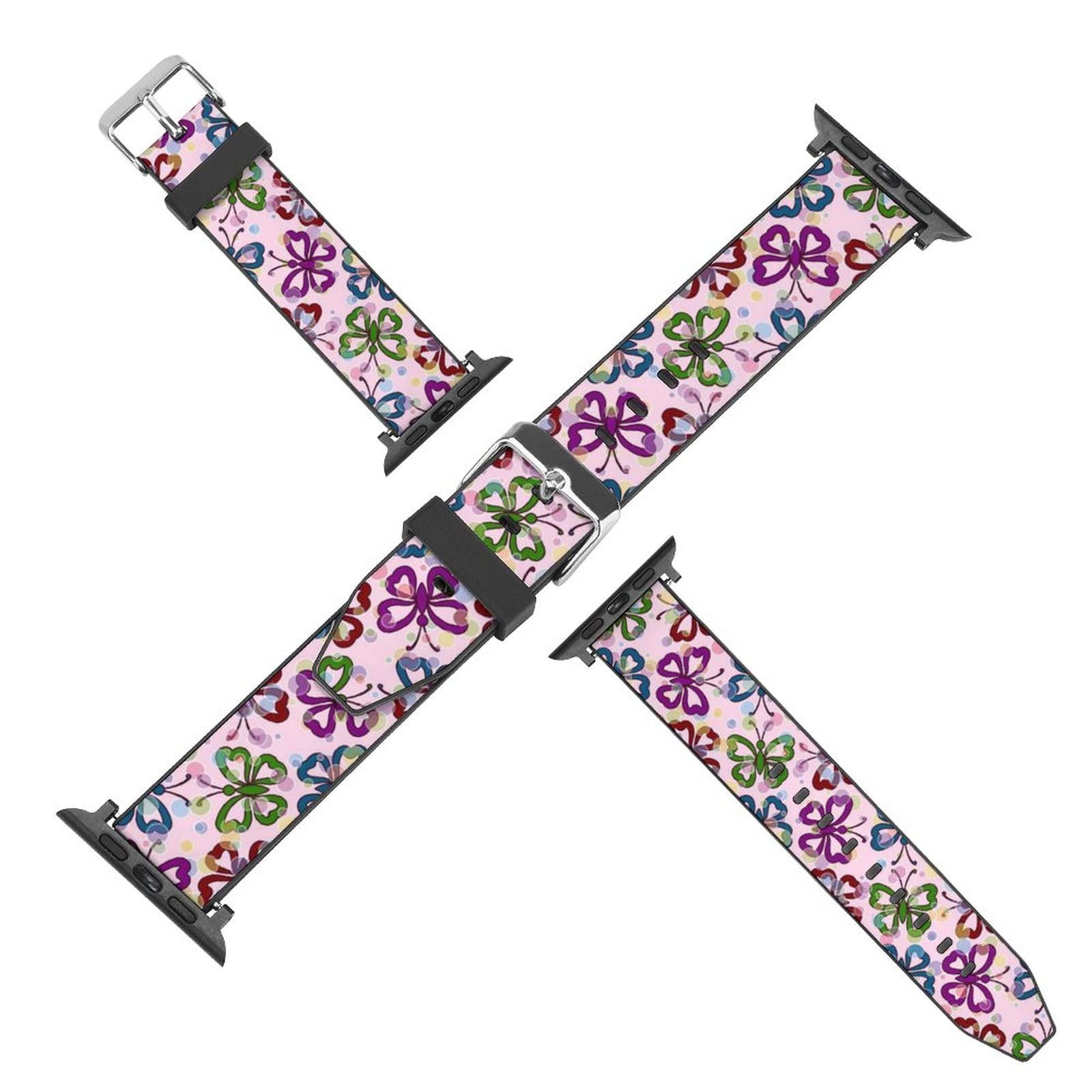 Premium Genuine Leather Watch Bands for Apple Watch 40mm 38mm 42mm 44mm - Replacement Straps Compatible with iWatch Series 7/6/5/4/3/2/1 - Unisex Design for Men & Women - Perfect for Work, Gym & Everyday Wear