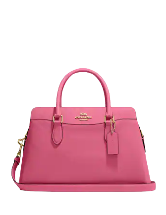 Coach Darcie Carryall Handbag for Women - Genuine Leather Crossbody Bag with Adjustable Strap - Perfect for Work, Travel & Everyday Use