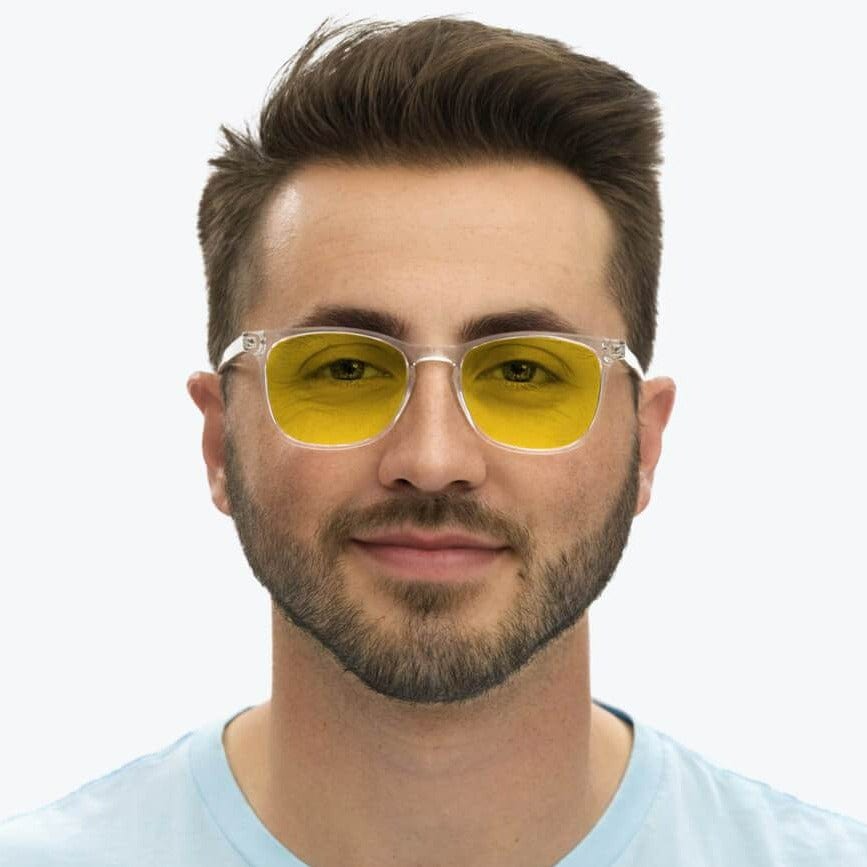 DayMax Taylor Glasses - Crystal Clear Blue Light Blocking Reading Glasses for Women & Men | Anti-Reflective Computer Eyewear for Office, Gaming & Screen Use