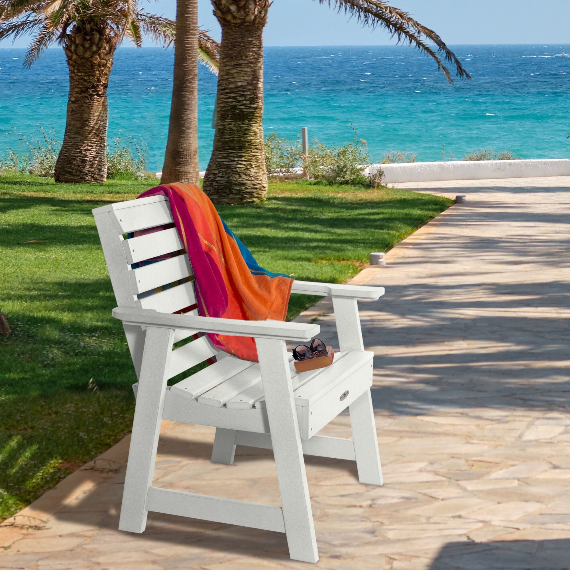 Premium Riverside Garden Chair - Outdoor Patio Furniture for Relaxing by the River, Lake or Backyard - Weather-Resistant & Comfortable Seating for Gardens, Decks and Poolside