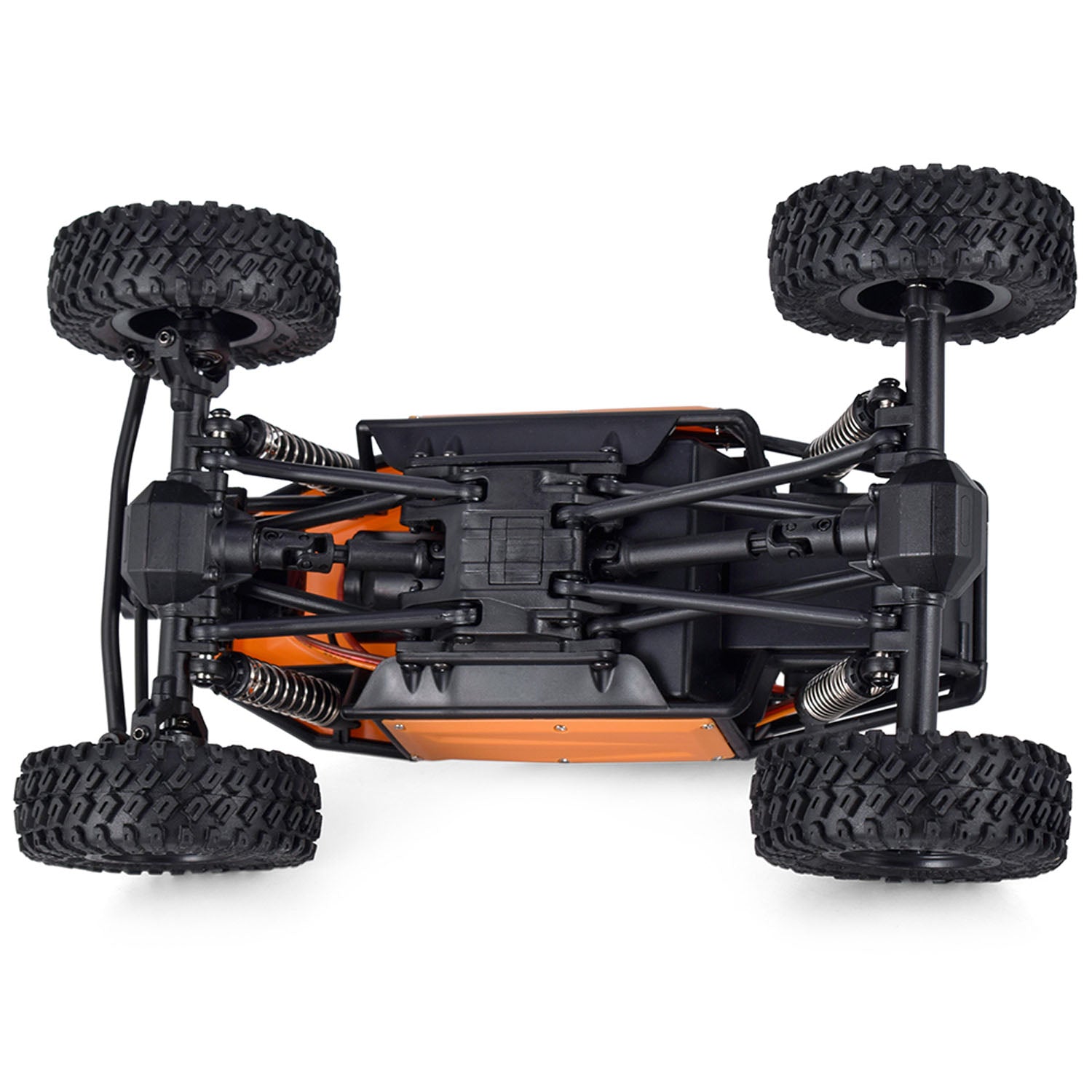 1/18 Scale RC Off Road Car 4WD Remote Control Rock Crawler - 370 Motor, ESC Protection, Steering Servo, Rechargeable Battery - High Speed All Terrain Vehicle for Adults & Kids - Perfect for Off Road Racing, Backyard Crawling & Outdoor Adventure