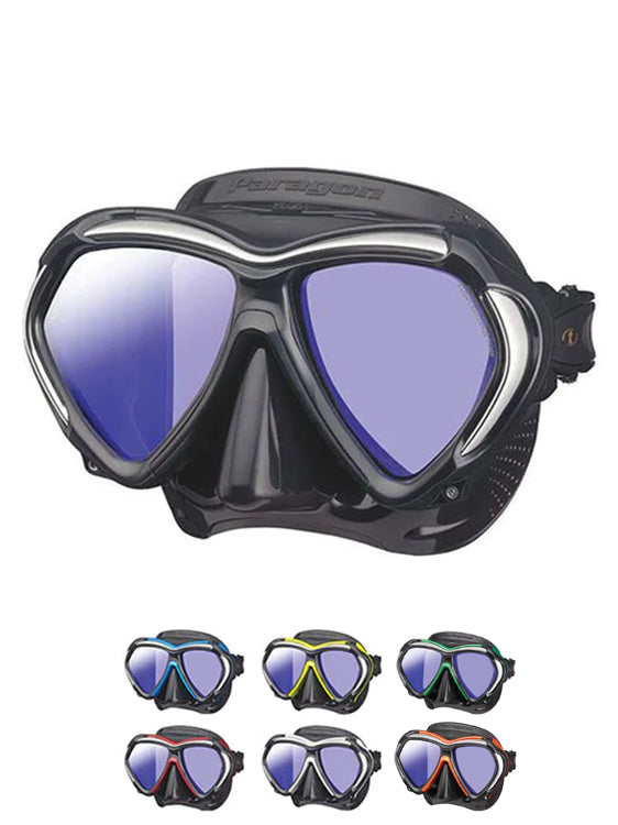 TUSA Paragon Prescription Dive Mask with Corrective Lenses - Scuba Diving, Snorkeling & Underwater Exploration Gear for Clear Vision