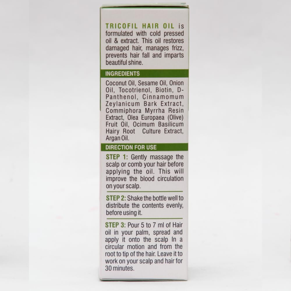 Tricofil Onion Hair Oil for Hair Growth & Thickness - Natural Treatment for Hair Loss & Scalp Care - Perfect for Daily Use & Hair Regrowth at Home