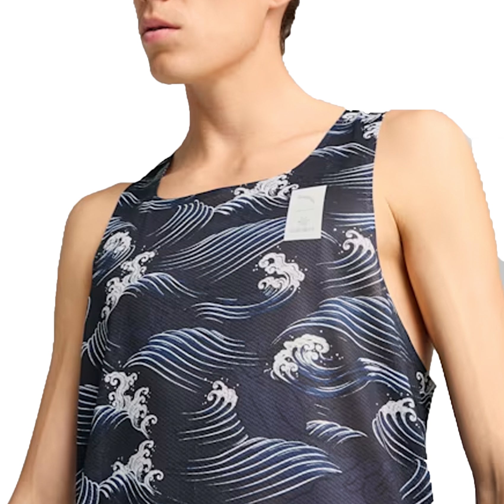 Men's PUMA x Saysky AOP Running Singlet - Lightweight Breathable Performance Top for Jogging, Gym & Outdoor Sports