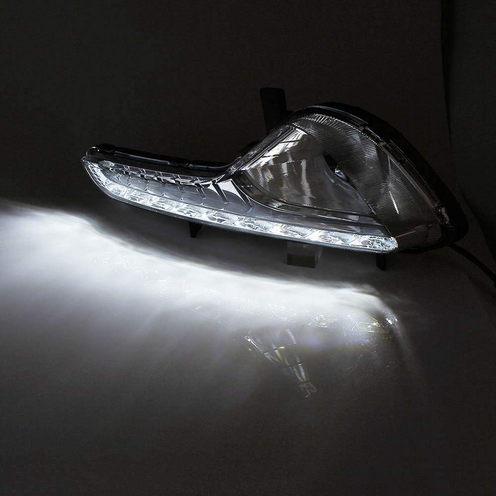 2010-2016 KIA Sportage SL LED Daytime Running Lights (DRL) & Fog Lamps - High Visibility for Safe Day & Night Driving