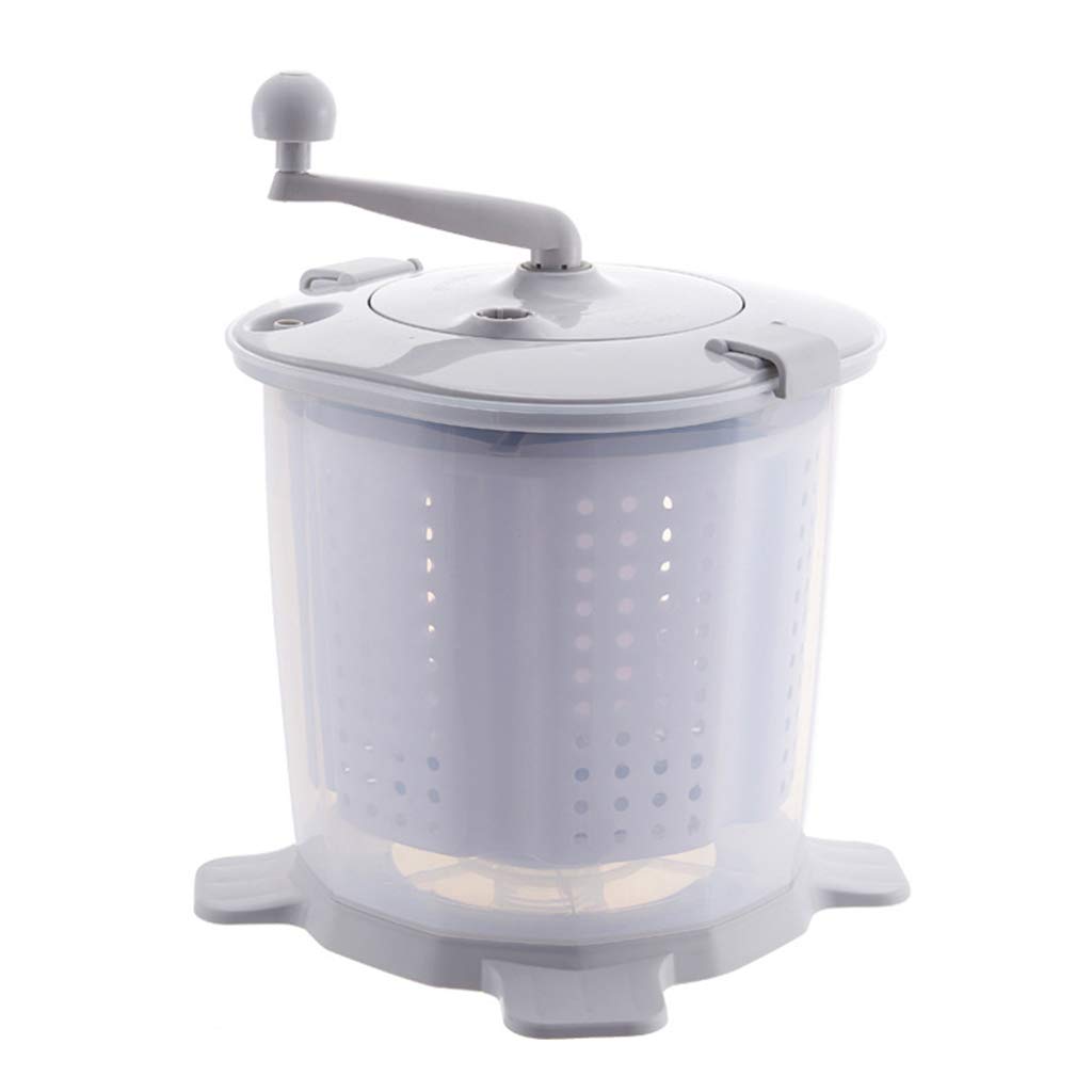 Portable Eco-Friendly Mini Washing Machine | Hand Crank Manual Non-Electric Washer & Spin Dryer for Clothes | Compact & Easy to Use | Perfect for RV Travel, Camping, Apartments & Small Spaces