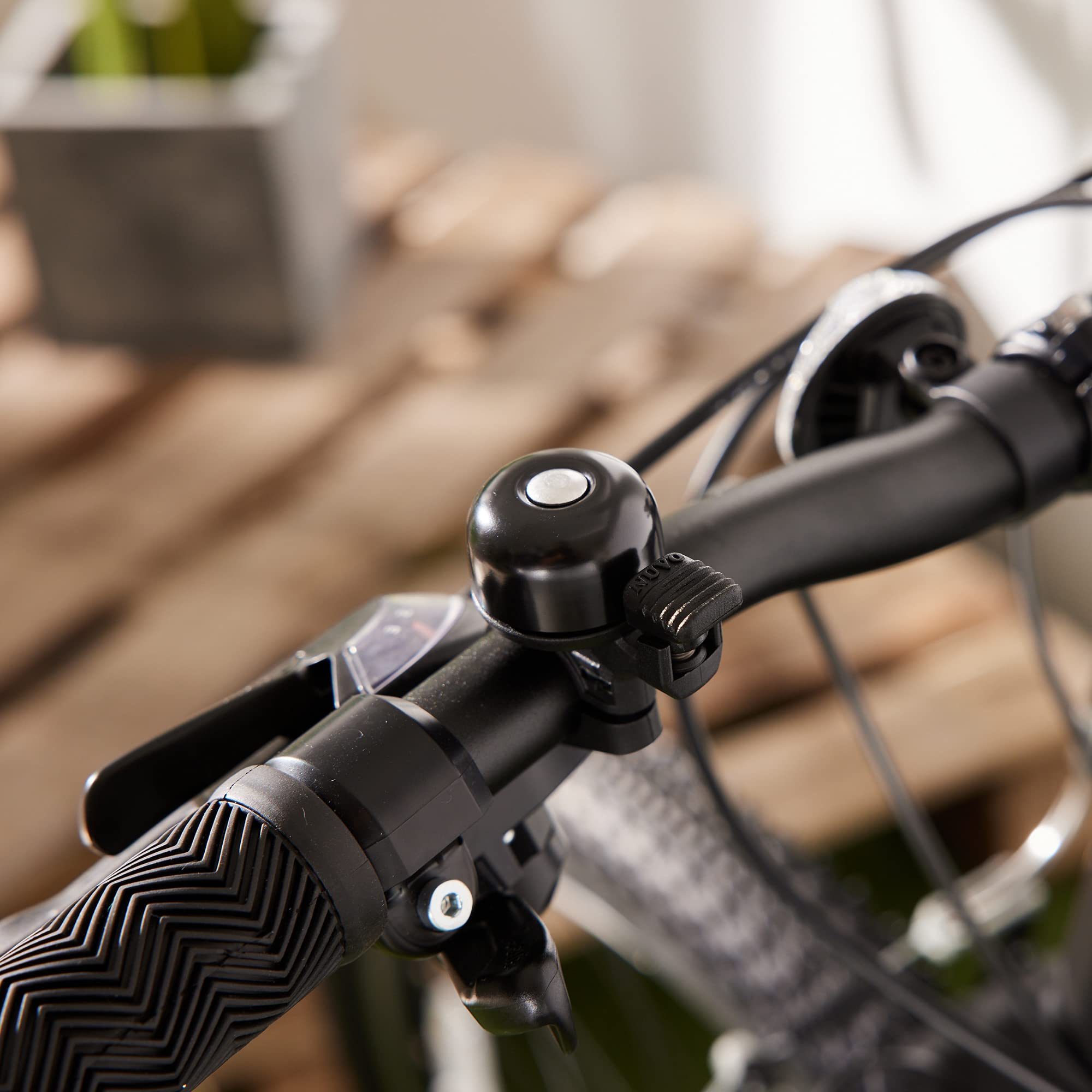 Loud & Clear N+1 Bike Bell for Road, Mountain, City, Sports, Cruiser & BMX Bikes - Durable Bicycle Bell with Crisp Sound for Safety & Commuting