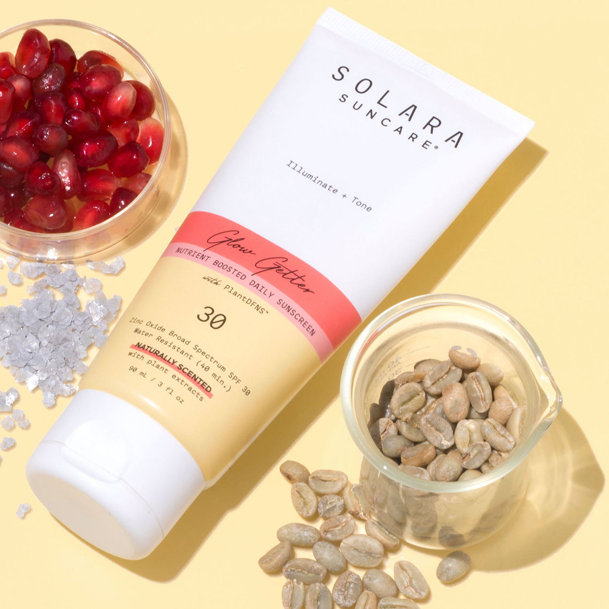 Glow Getter SPF 30 Sunscreen - Lightweight Daily Face Moisturizer with Broad Spectrum Protection | Perfect for Outdoor Activities, Beach Days & Everyday Wear