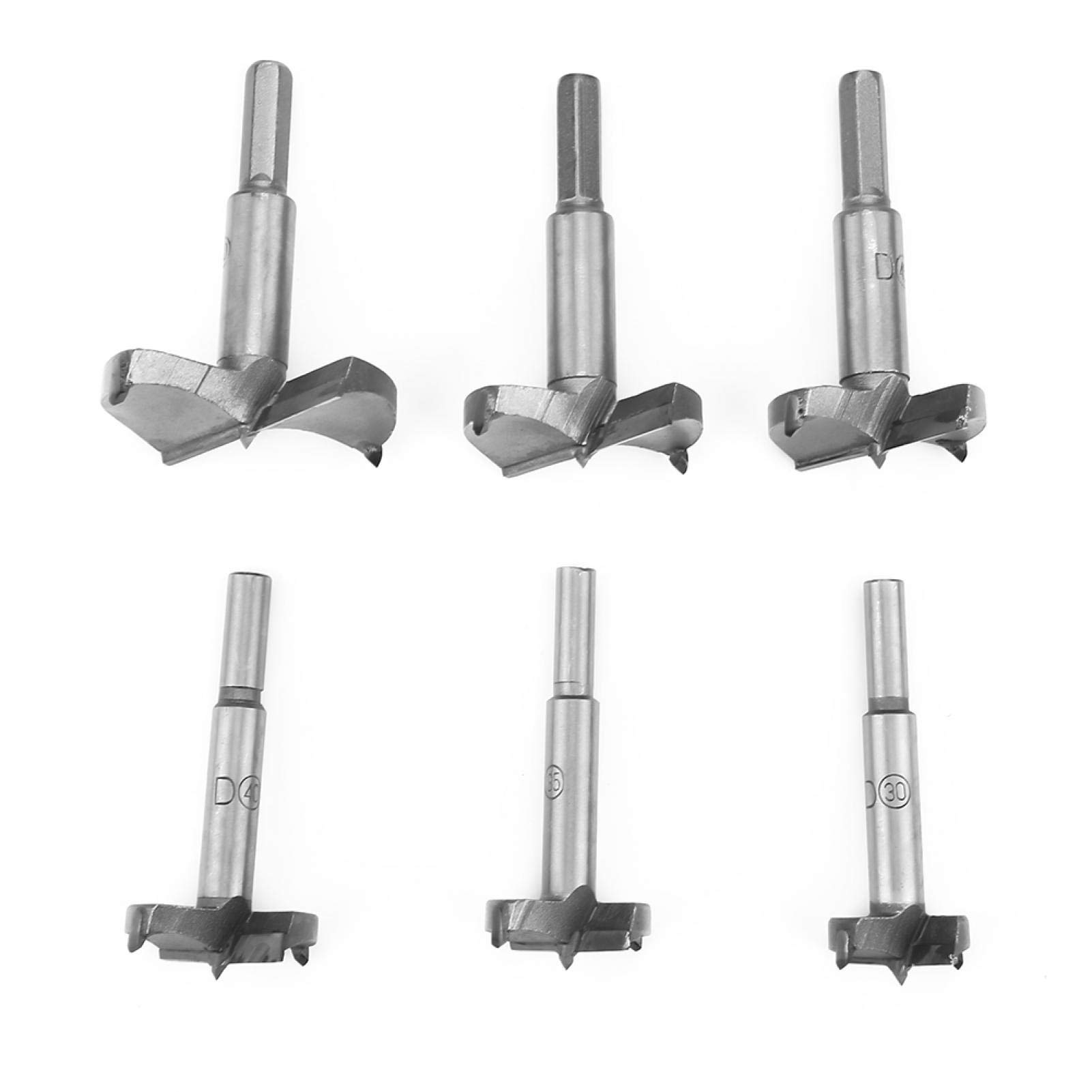 Premium Wood Drill Bit Set - High-Speed Steel Durable 30-60mm Twist Bits for Power Drills - Perfect for Woodworking, DIY Projects & Home Improvement Tasks
