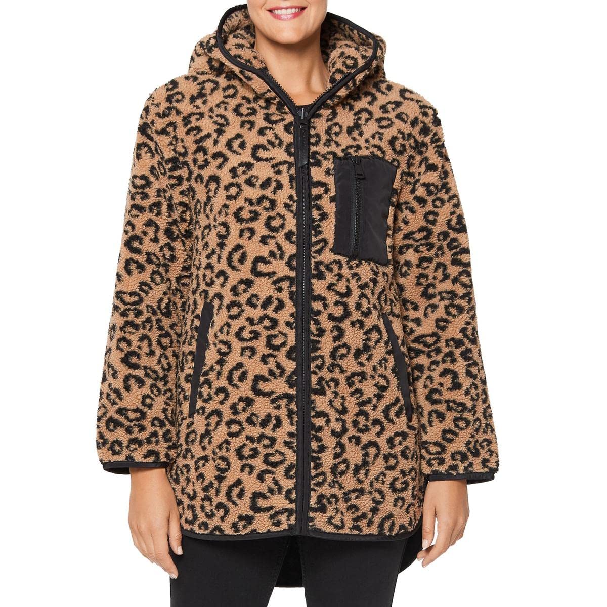 Sanctuary Women's Faux Fur Heavy Fleece Jacket - Cozy Winter Outerwear for Women | Perfect for Cold Weather, Casual Outings & Holiday Gatherings