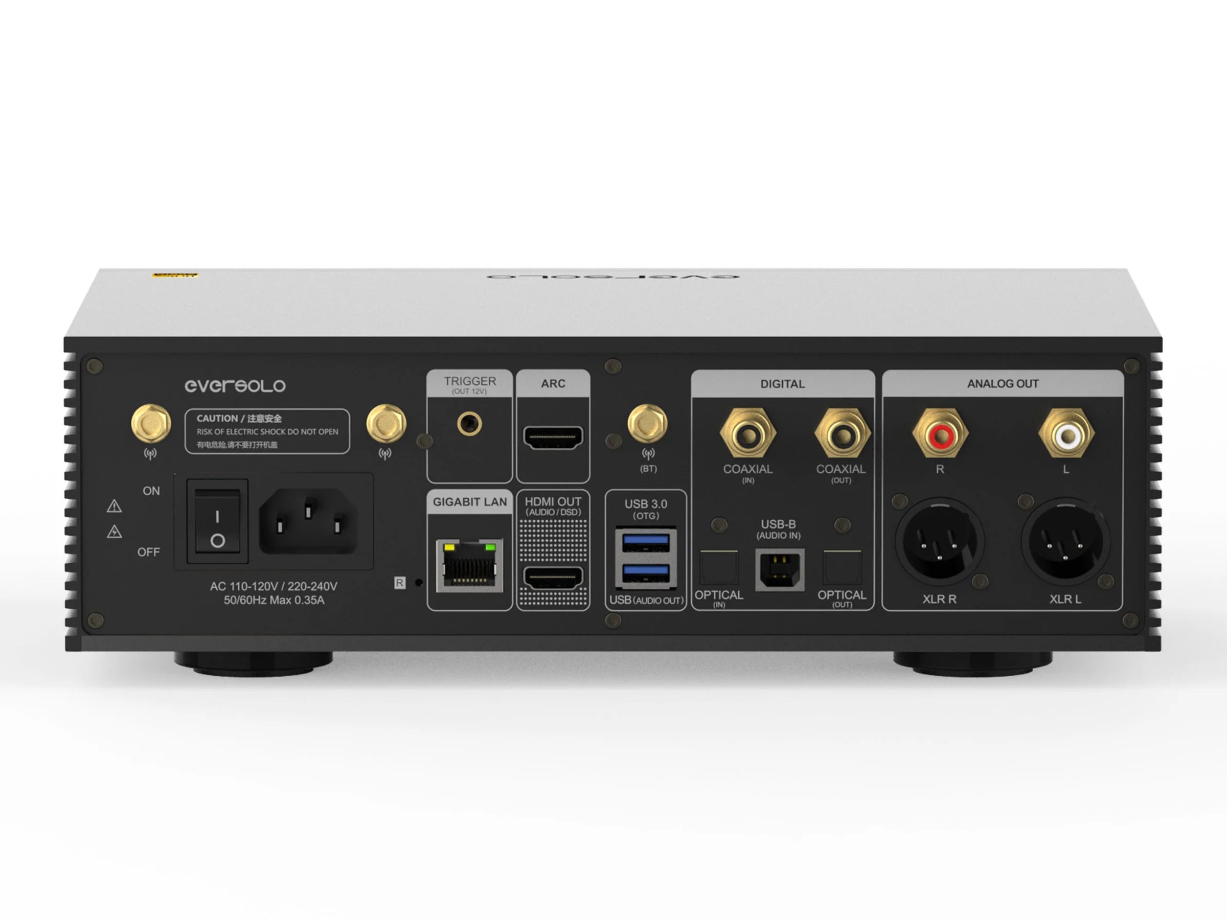 EverSolo DMP A6 Master Edition Gen 2 High Fidelity Music Streamer & DAC - Premium Digital-to-Analog Converter for Audiophiles | Perfect for Home Theater & Hi-Fi Audio Systems