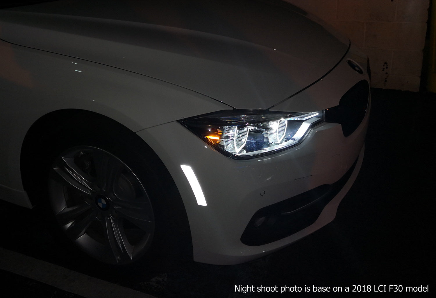 Reflective Overlay Stickers for 2012-2015 BMW F30 F31 Pre-LCI 3 Series - Clear & White Options - Enhance Visibility & Style for Night Driving & Car Customization