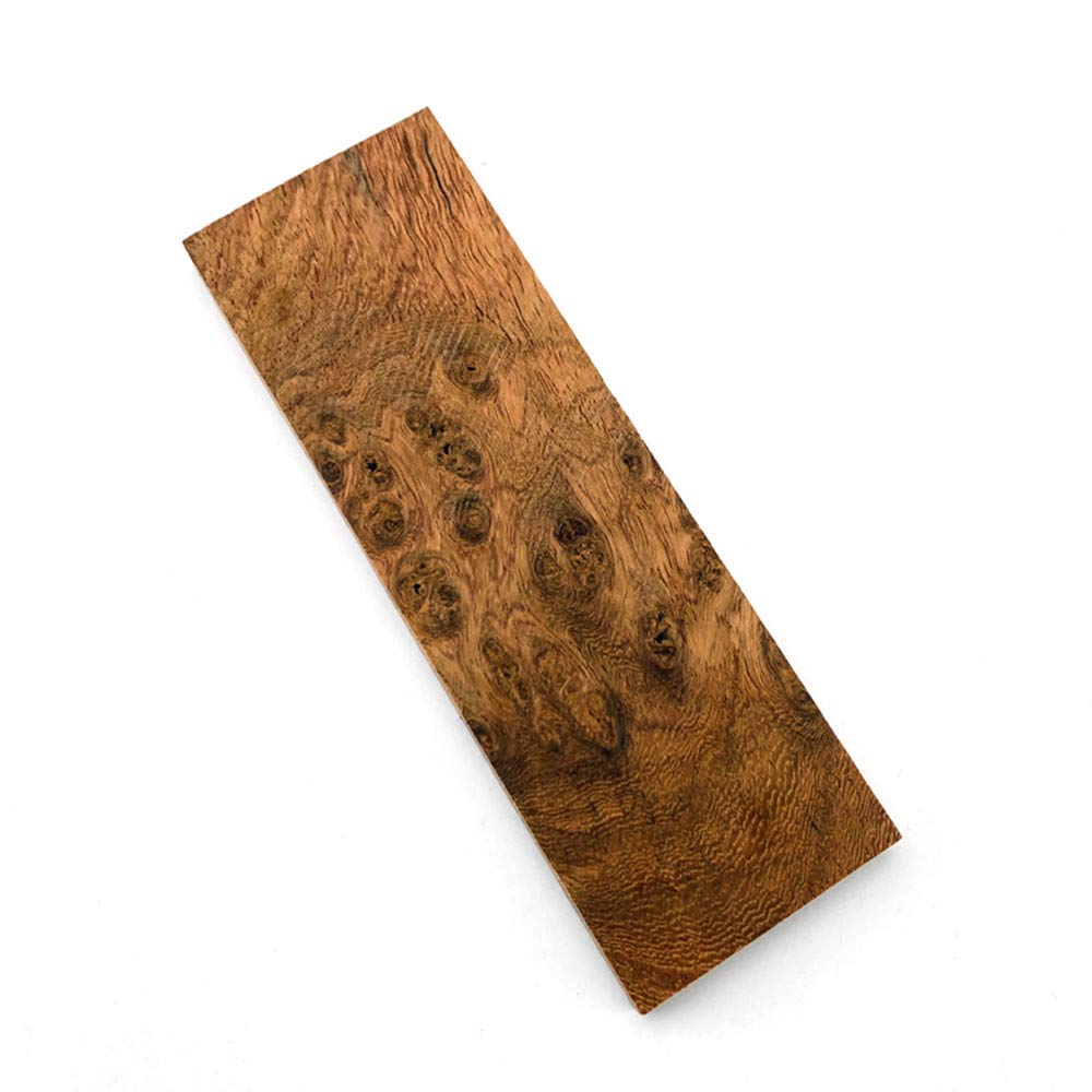 Premium Burma Burl Wood Knife Handle Scales - 4.72