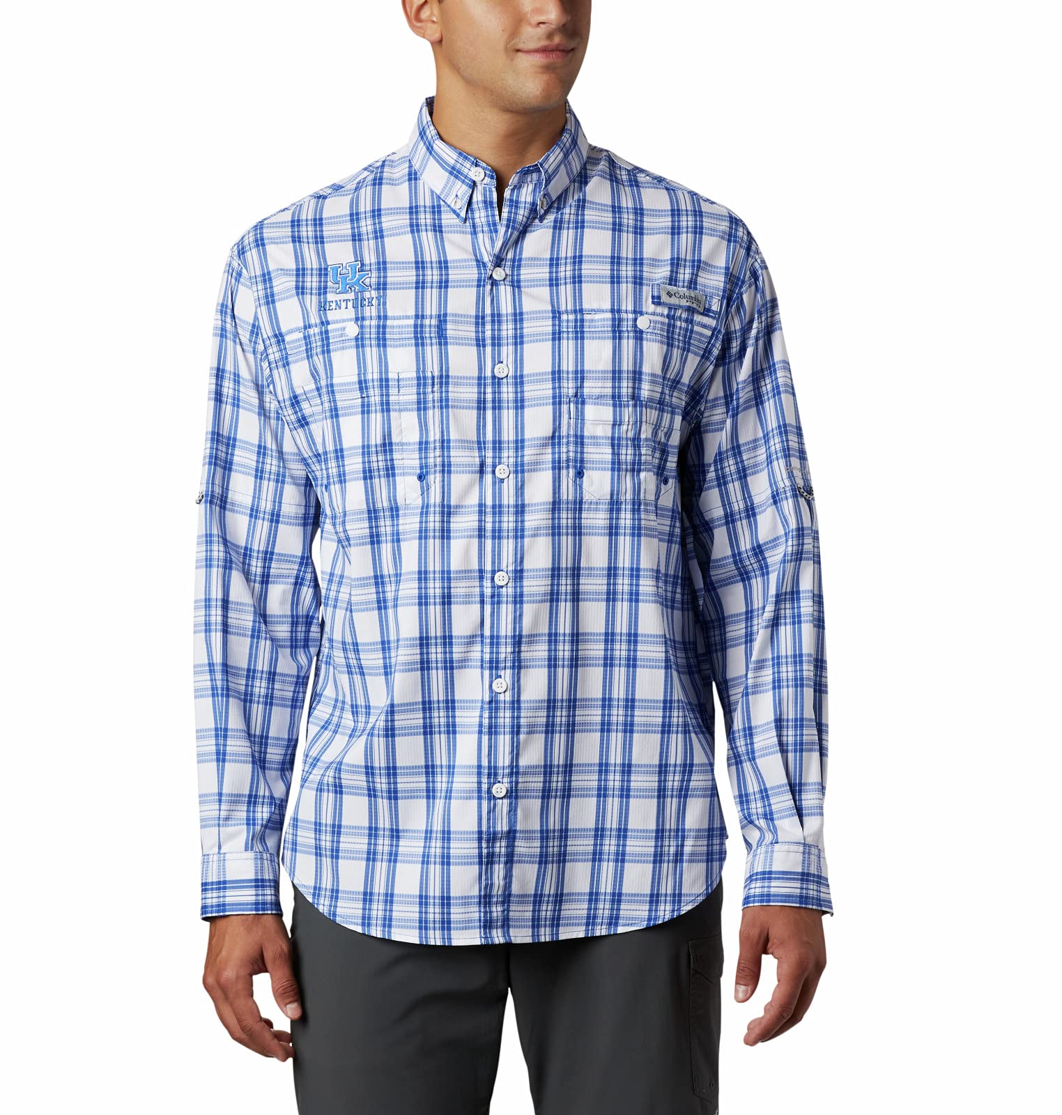 Columbia Men's CLG Super Tamiami Long Sleeve Shirt - Moisture-Wicking, UPF Sun Protection for Hiking, Fishing & Outdoor Adventures