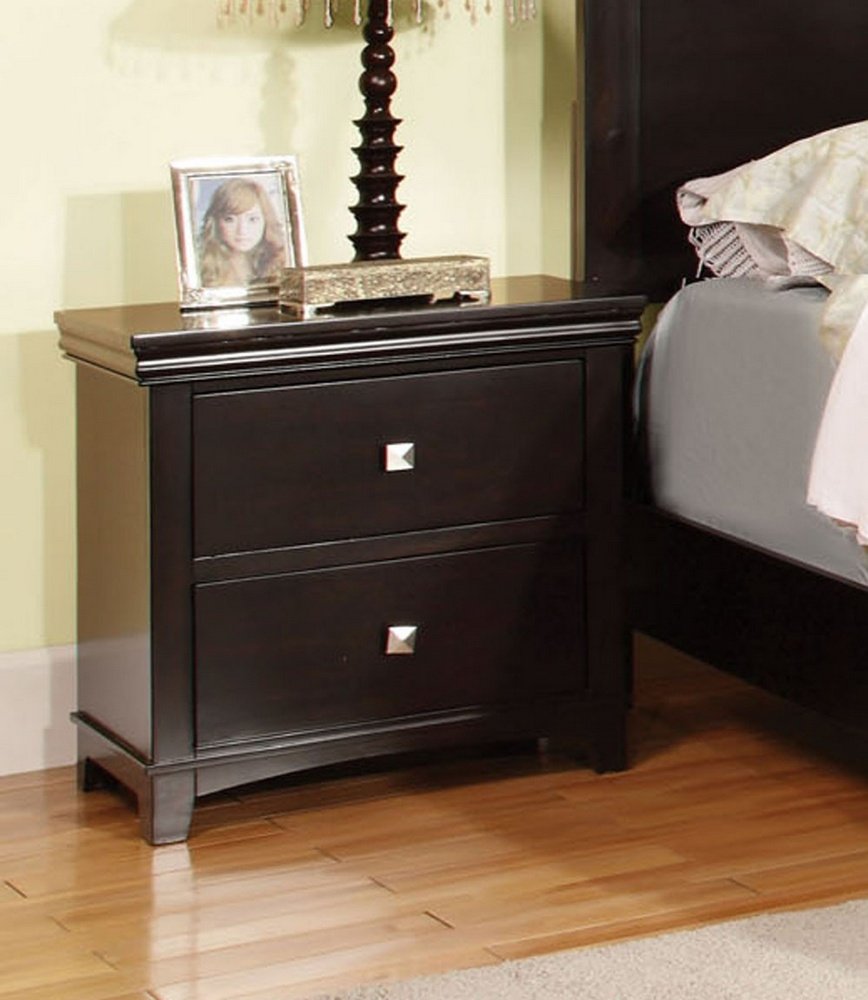 Pebble Espresso Nightstand by Furniture of America - 24