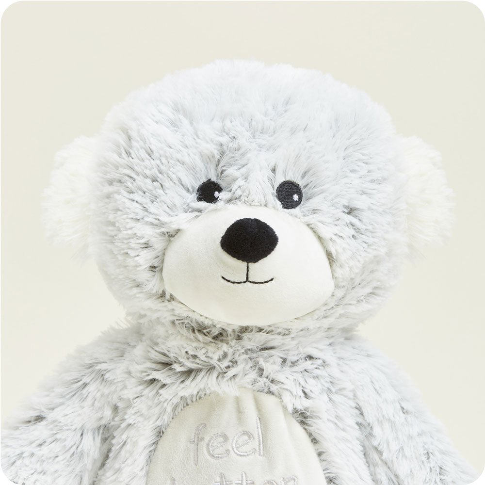 Feel Better Bear Warmies - Microwaveable Plush Heating Pad for Pain Relief, Stress & Anxiety - Cozy Comfort for Kids & Adults - Perfect for Colds, Muscle Aches & Relaxation