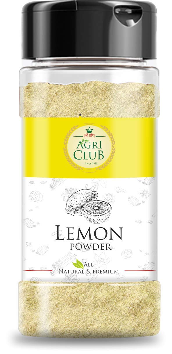 Agri Club 100% Natural Lemon Powder 100g - Pure Citrus Flavor for Cooking, Baking & Beverages | Perfect for Smoothies, Desserts & Seasoning
