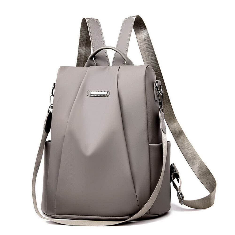 YioueKiun Anti-Theft Waterproof Women's Backpack - Stylish Rucksack for School, Travel & Commuting - Durable Shoulder Bag for Women (Khaki) - Perfect for College, Work & Outdoor Adventures