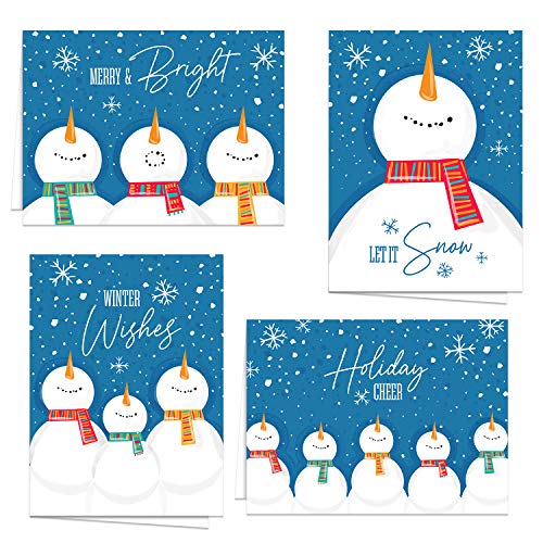 Sky Gazing Snowmen