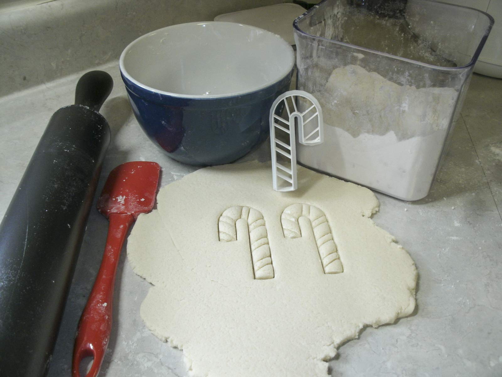 Premium USA-Made Christmas Candy Cane Cookie Cutter Set - PR275 | Perfect for Holiday Baking, DIY Gingerbread Cookies & Festive Party Decorations