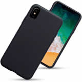 Apple iPhone X Gel Case - Slim Protective Cover, Shockproof & Anti-Scratch, Soft TPU Material - Perfect for Daily Use, Travel & Outdoor Activities (Black)