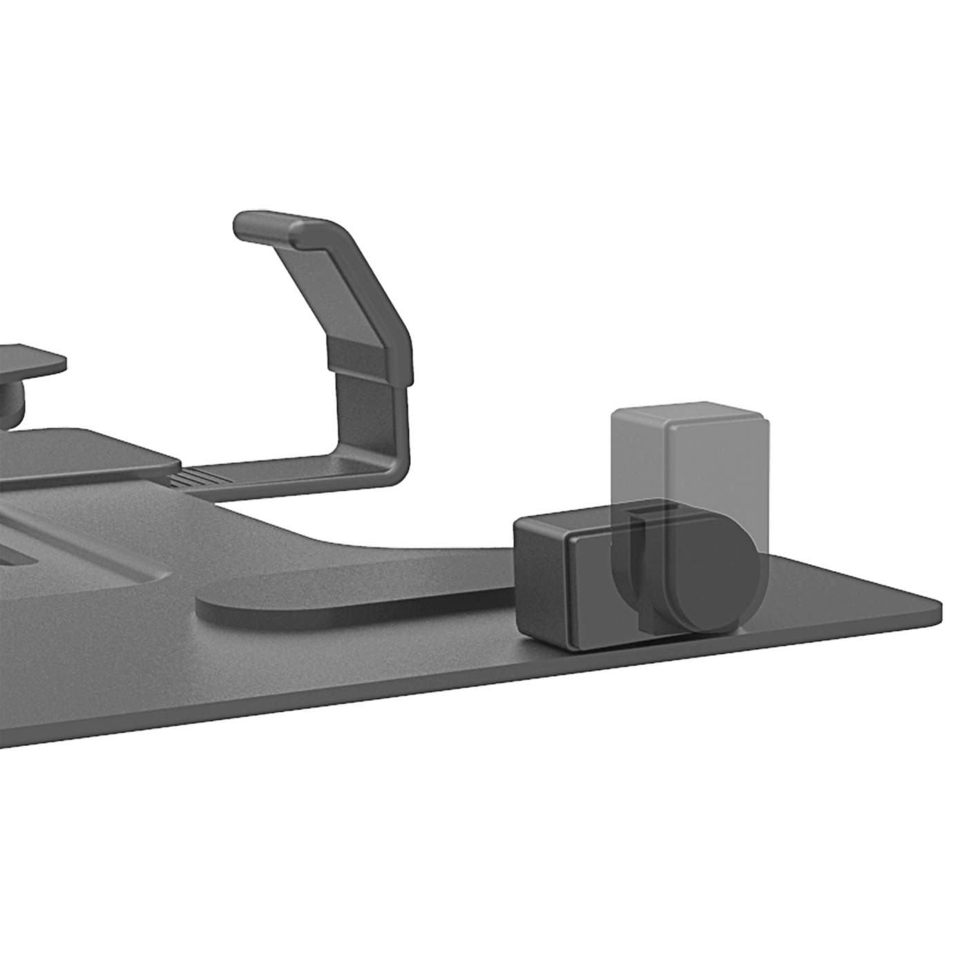 Universal Laptop VESA Mount Bracket - Adjustable Laptop Stand for Monitor Arm, Ergonomic Desk Setup for Home Office & Gaming Station