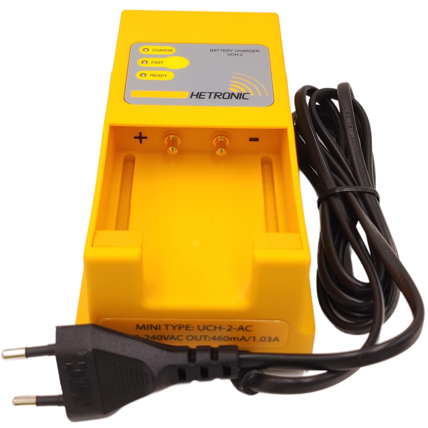 DCYNXC UCH-2-AC 100V-240VAC Universal Battery Charger - 90-270VAC Input, 460mA/1.03A Output - Compatible with Hetronic 68300900 - Perfect for Industrial Equipment, Power Tools & Emergency Backup Power