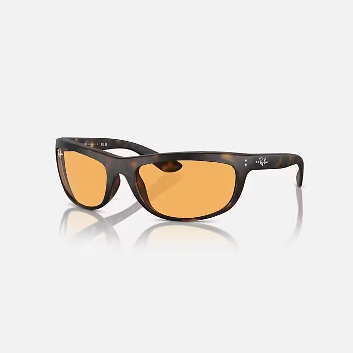 Ray Ban Balorama Sunglasses - Matte Havana Frame with Polarized Lenses for UV Protection | Perfect for Driving, Beach & Outdoor Activities