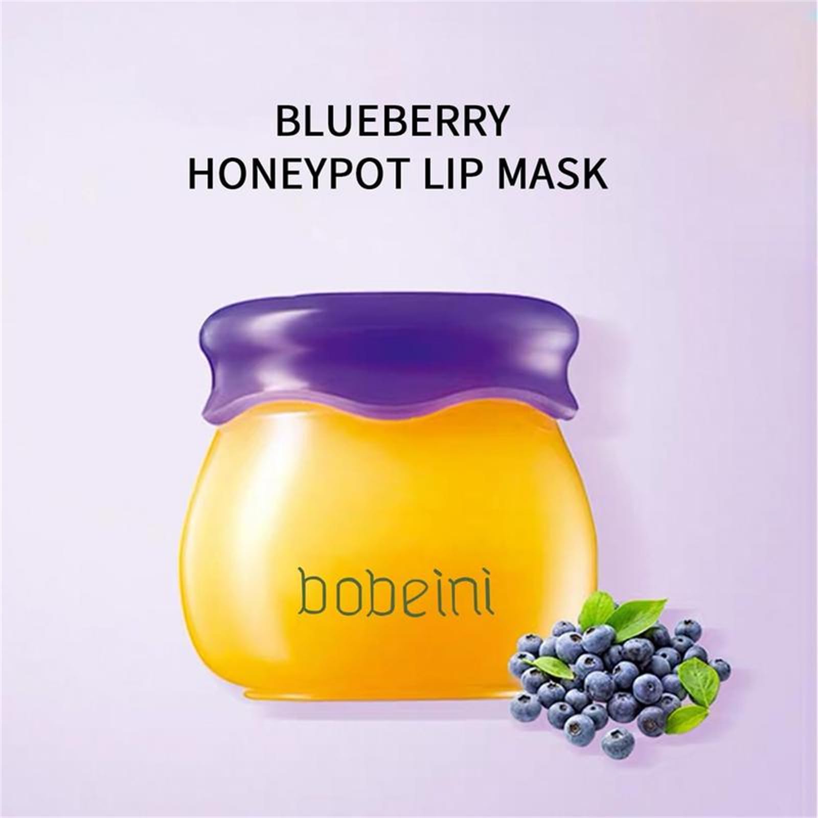 Bobeini Honey Lip Mask for Overnight Hydration - 2 Pack Moisturizing Lip Care Treatment with Natural Honey Extract | Perfect for Dry Lips, Nighttime Lip Therapy & Daily Lip Care Routine