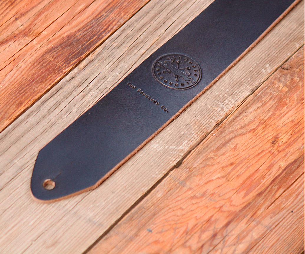 Premium Black Lee Guitar Strap - Adjustable & Comfortable Shoulder Strap for Acoustic & Electric Guitars - Perfect for Live Performances & Studio Sessions