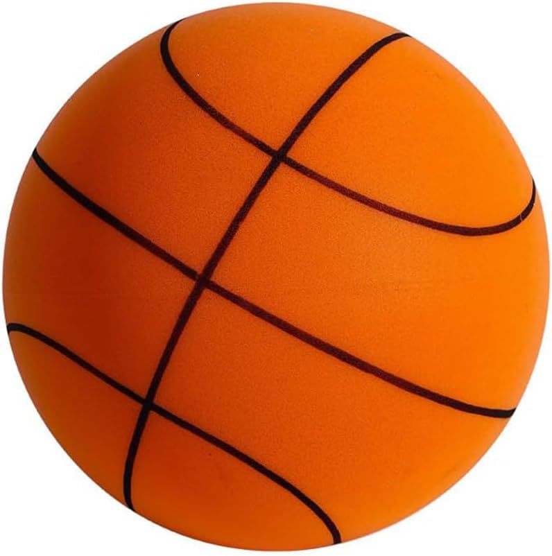 **2025 Upgraded Silent Basketball - Noiseless Foam Training Ball for Indoor Dribbling, Shooting & Practice | Perfect for Home, Gym, Apartment & Office Use**