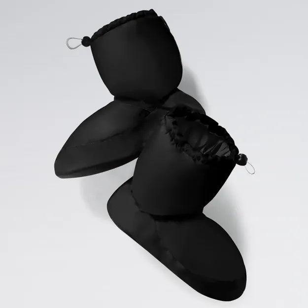 Bloch Women's Solid Black Warm Up Booties - Perfect for Ballet, Dance Rehearsals & Cold Weather Comfort