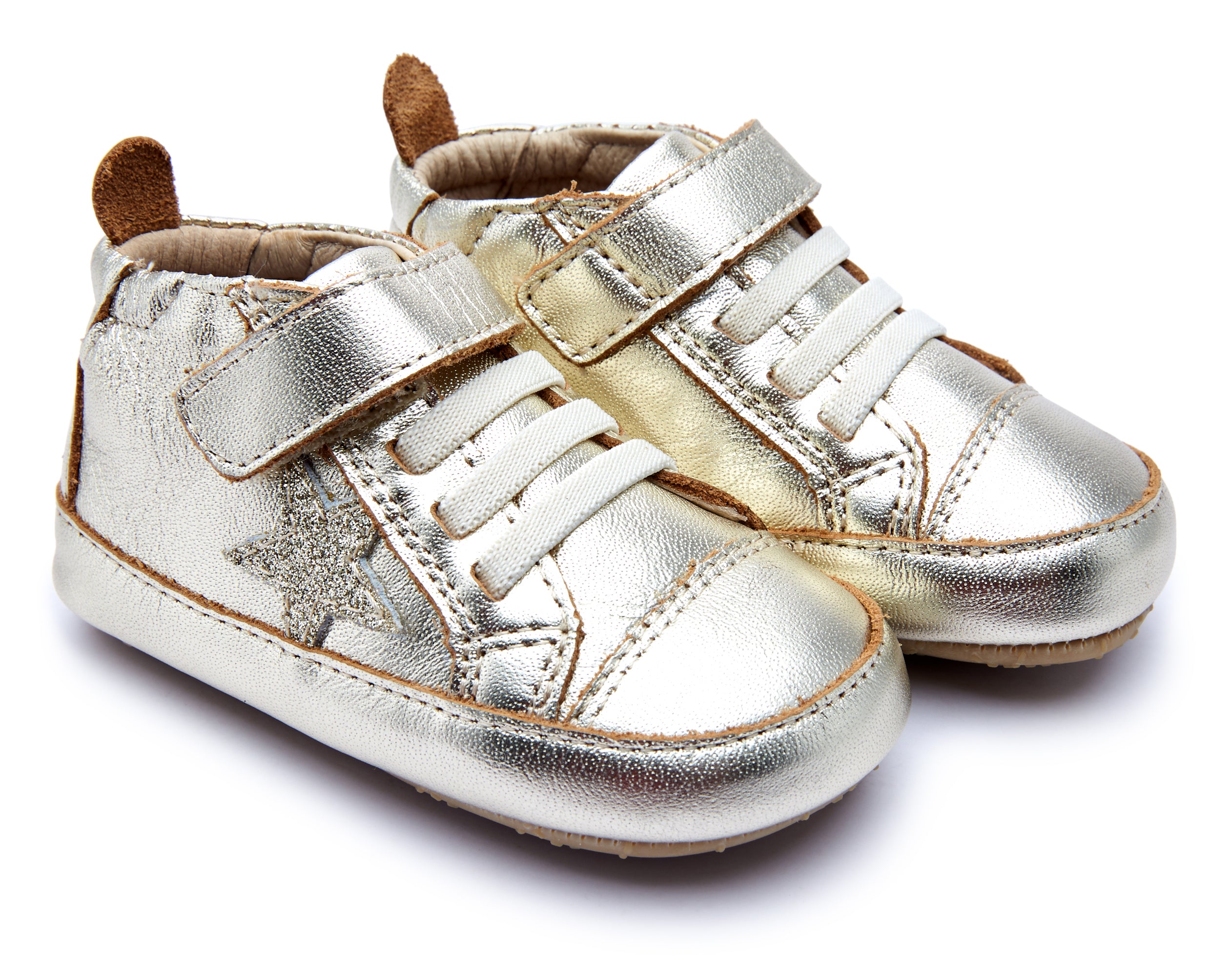 Old Soles Boys Girls Star Roller Skate Shoes with LED Lights - Gold & Glam Gold for Kids | Perfect for Outdoor Play, Birthday Gifts & School Activities