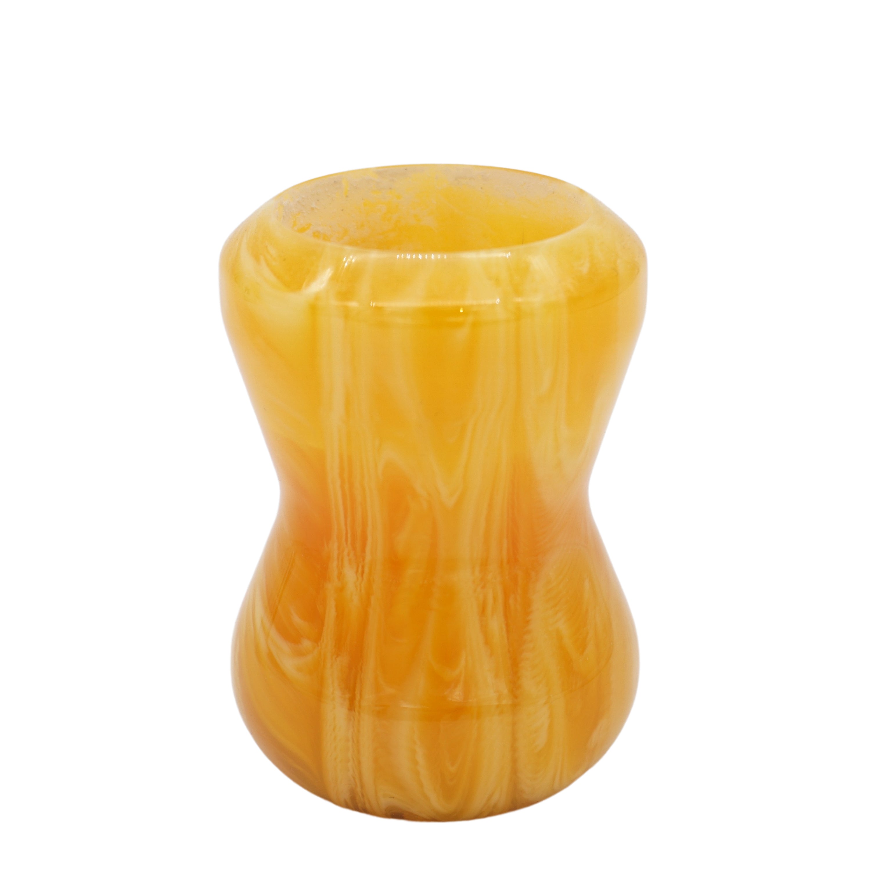 Premium Amber Handcrafted Shaving Brush Handle for Wet Shaving - Fits 24mm & 26mm Knots - Perfect for Traditional Barber Shaving & Luxury Grooming Gifts