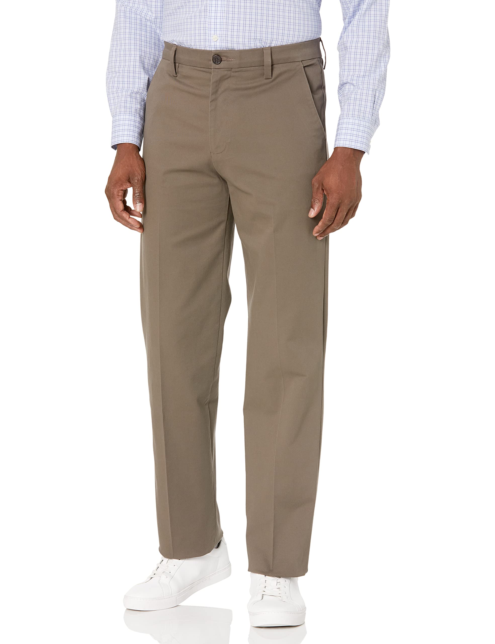 Dockers Men's Classic Fit Workday Khaki Smart 360 FLEX Pants for Office & Business Casual (Standard & Big & Tall Sizes) - Comfortable Stretch Dress Pants for Professionals