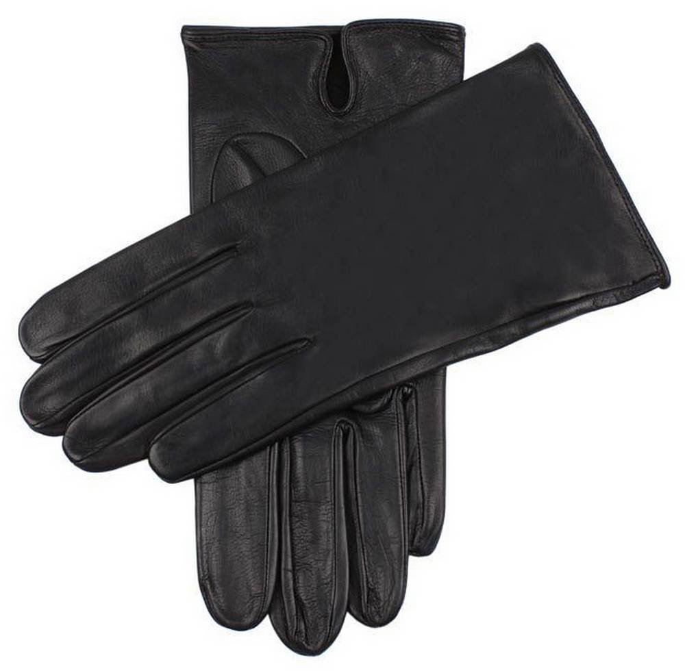 Premium Men's Genuine Leather Gloves - Black | Winter Driving & Outdoor Activities | Fashionable & Warm