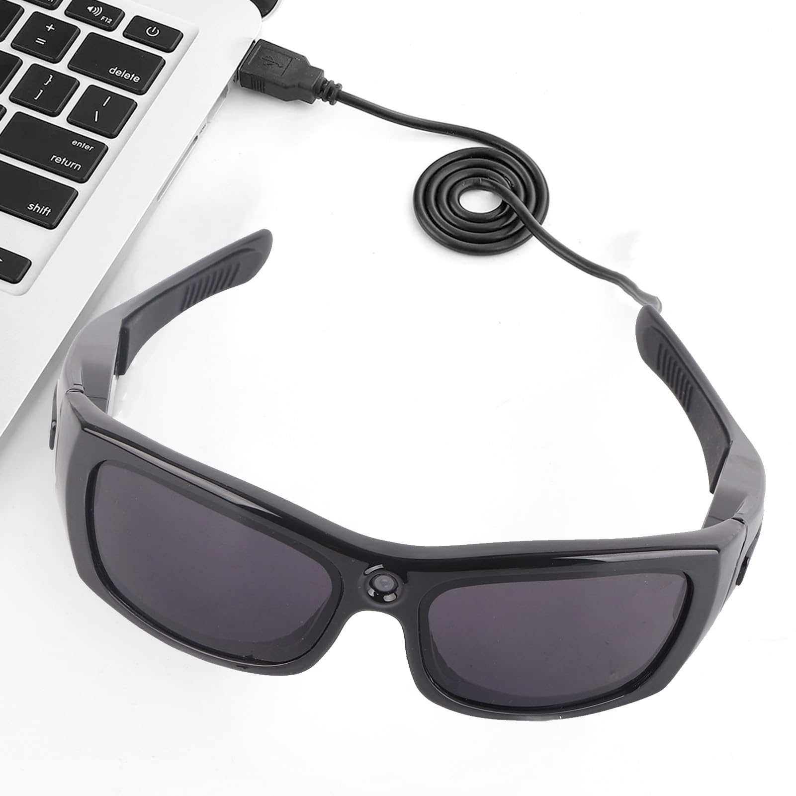 Smart Camera Sunglasses with 1080p HD Video & Polarized Lenses - Hands-Free Recording Glasses for Computer/OTG Connection - Perfect for Driving, Cycling, Travel & Outdoor Adventures