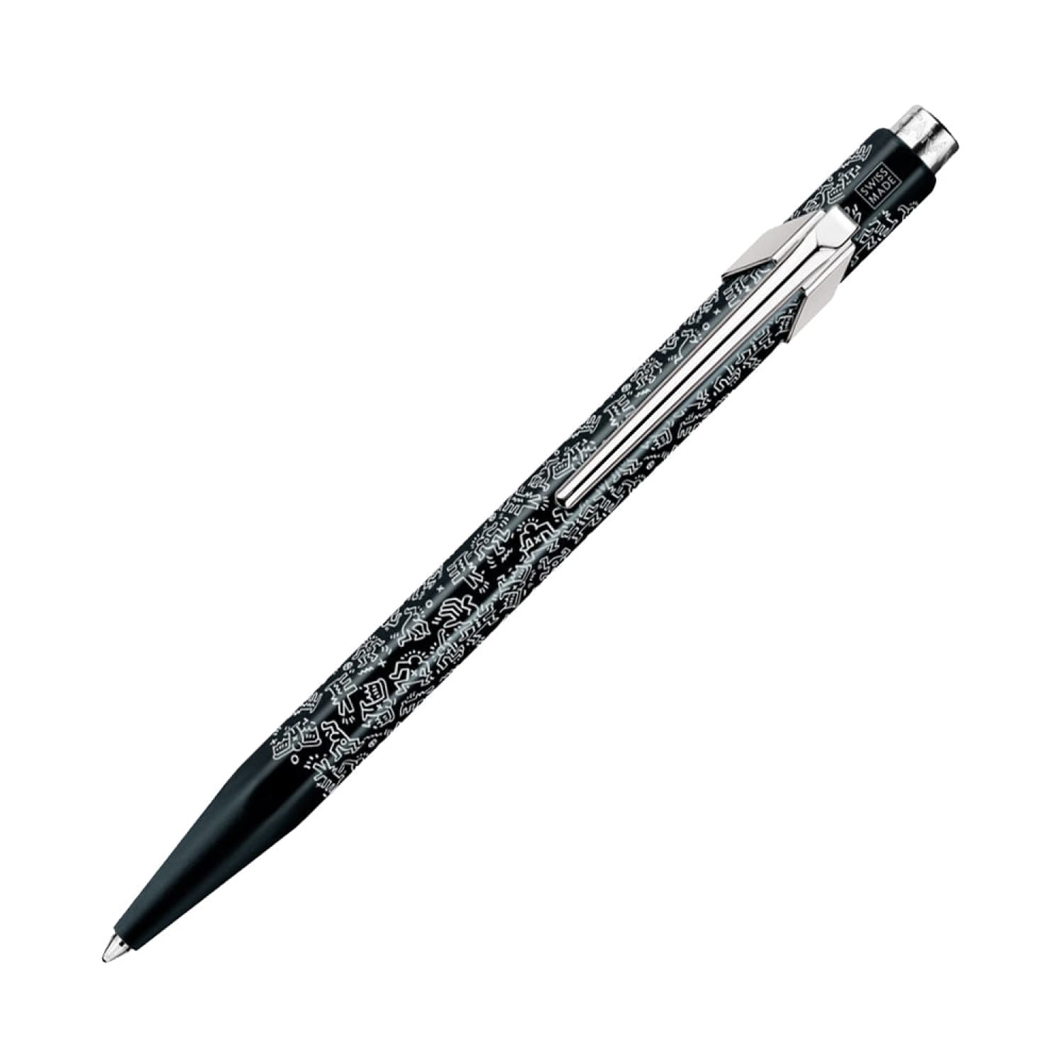 Caran d'Ache 849 Keith Haring Limited Edition Black Ballpoint Pen - Premium Writing Gift for Christmas 2023, Office, Art & Collectors