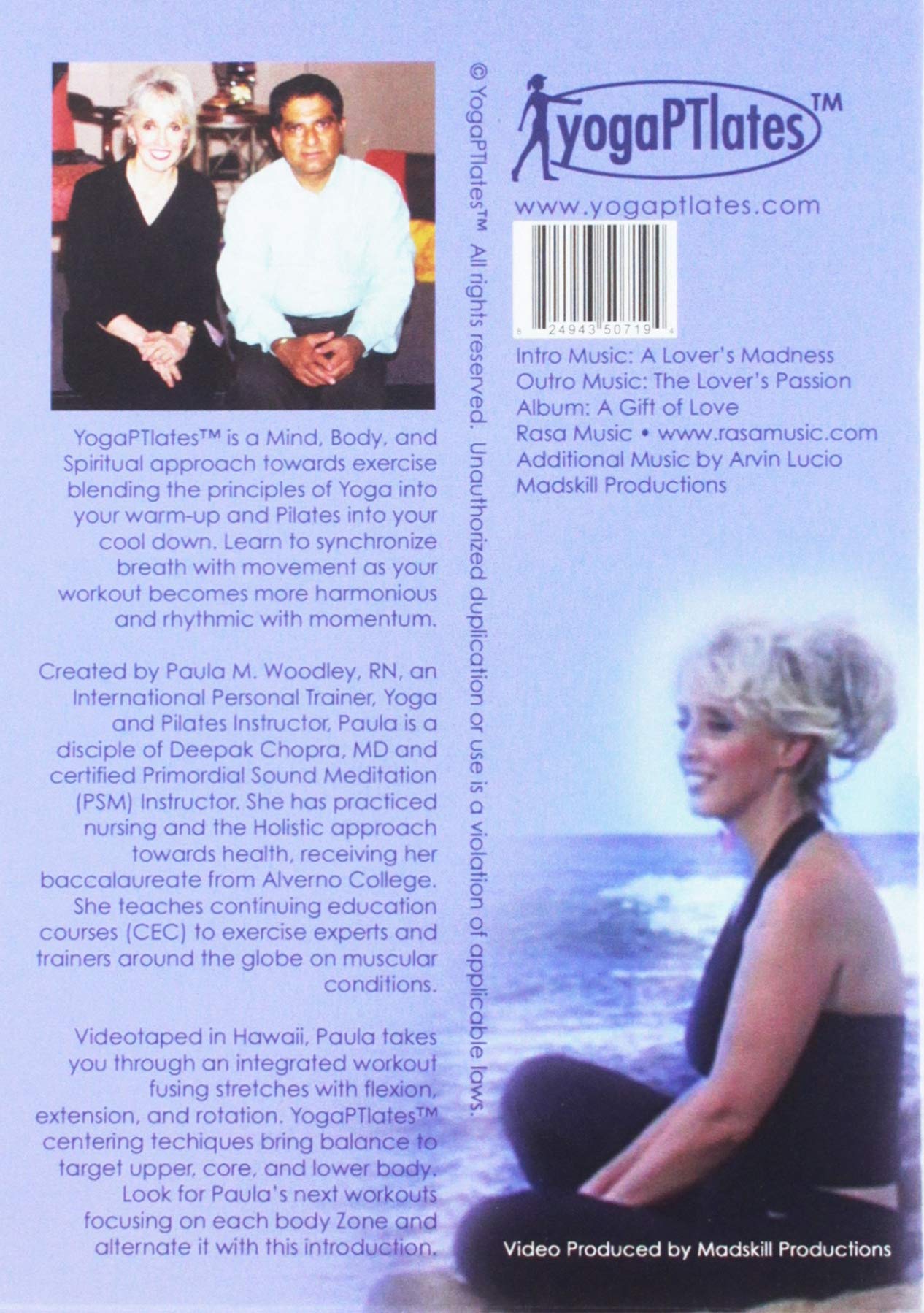 Yoga Plates: Holistic Fitness DVD for Home Workouts, Stress Relief & Flexibility Training