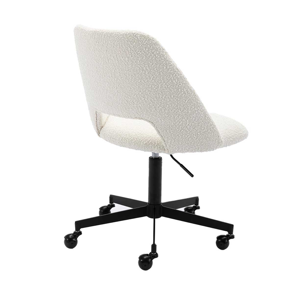 Luxury Belmont Boucle Office Chair - Ergonomic Executive Desk Chair with Adjustable Height for Home & Office Workspace - Perfect for Remote Work, Gaming & Study