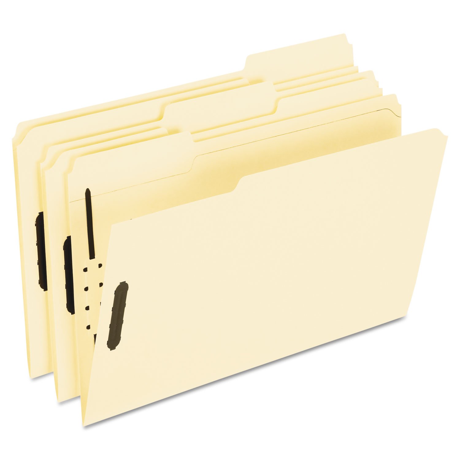 Pendaflex FM313 Fastener Folders with 2 Fasteners, 1/3 Cut Tabs - Legal Size Manila File Folders (50/Box) for Office Organization, Document Storage & Filing Systems