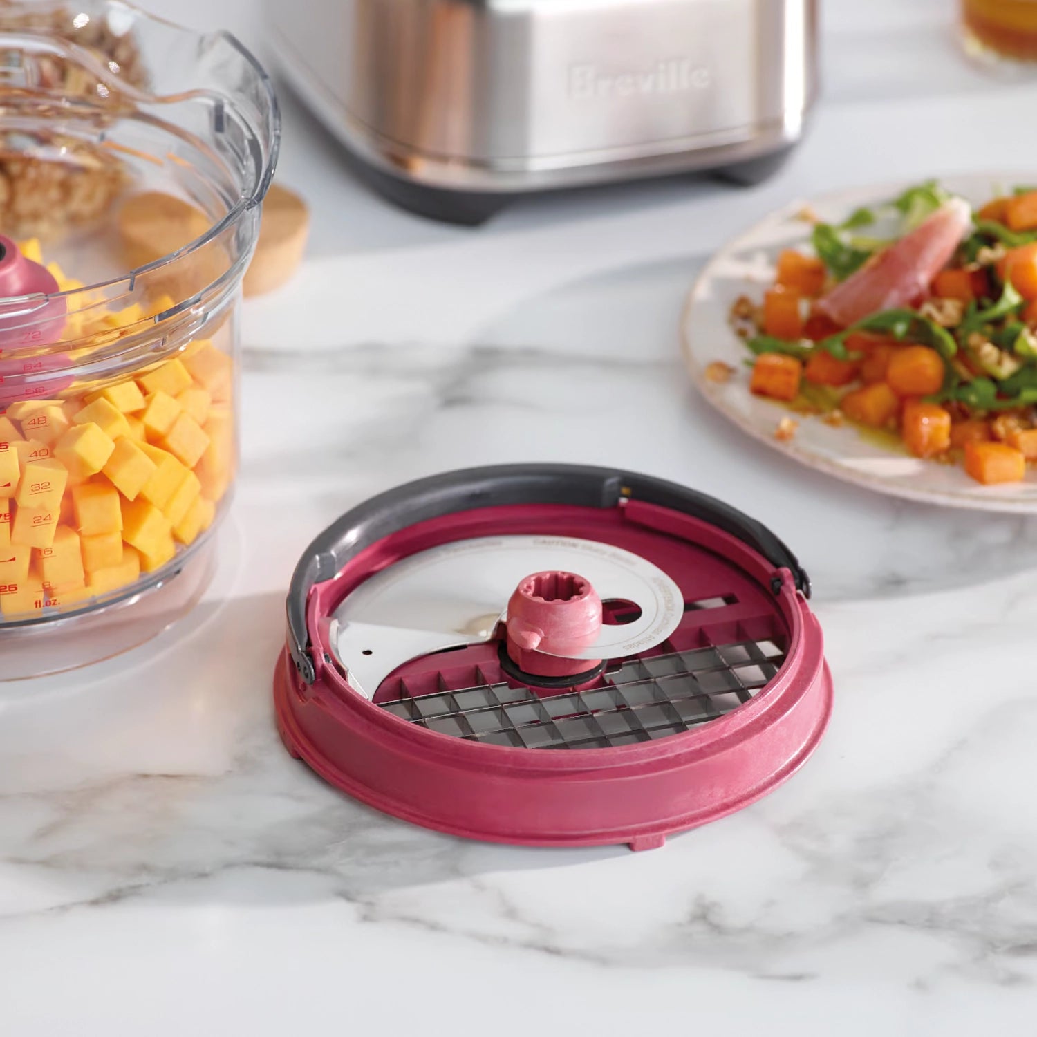 Breville Paradice 9-Cup Food Processor - BFP638BSS Stainless Steel | Perfect for Meal Prep, Dough Kneading & Vegetable Chopping | Compact Kitchen Appliance for Home Cooking