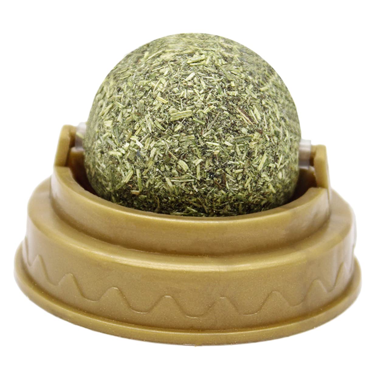 3pcs Catnip Silvervine Ball Toy - Cat Treat for Teeth Cleaning & Digestion - Play & Lick Fun