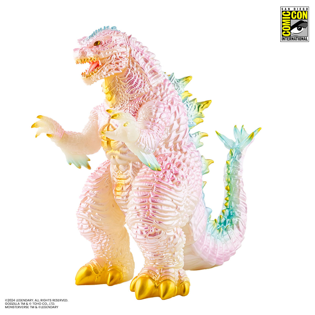 Godzilla x Kong: The New Empire Soft Vinyl Figure - Cherry Blossom Glow in The Dark Collectible | Perfect for Movie Fans, Anime Collectors & Home Decor | Great Gift for Godzilla Lovers