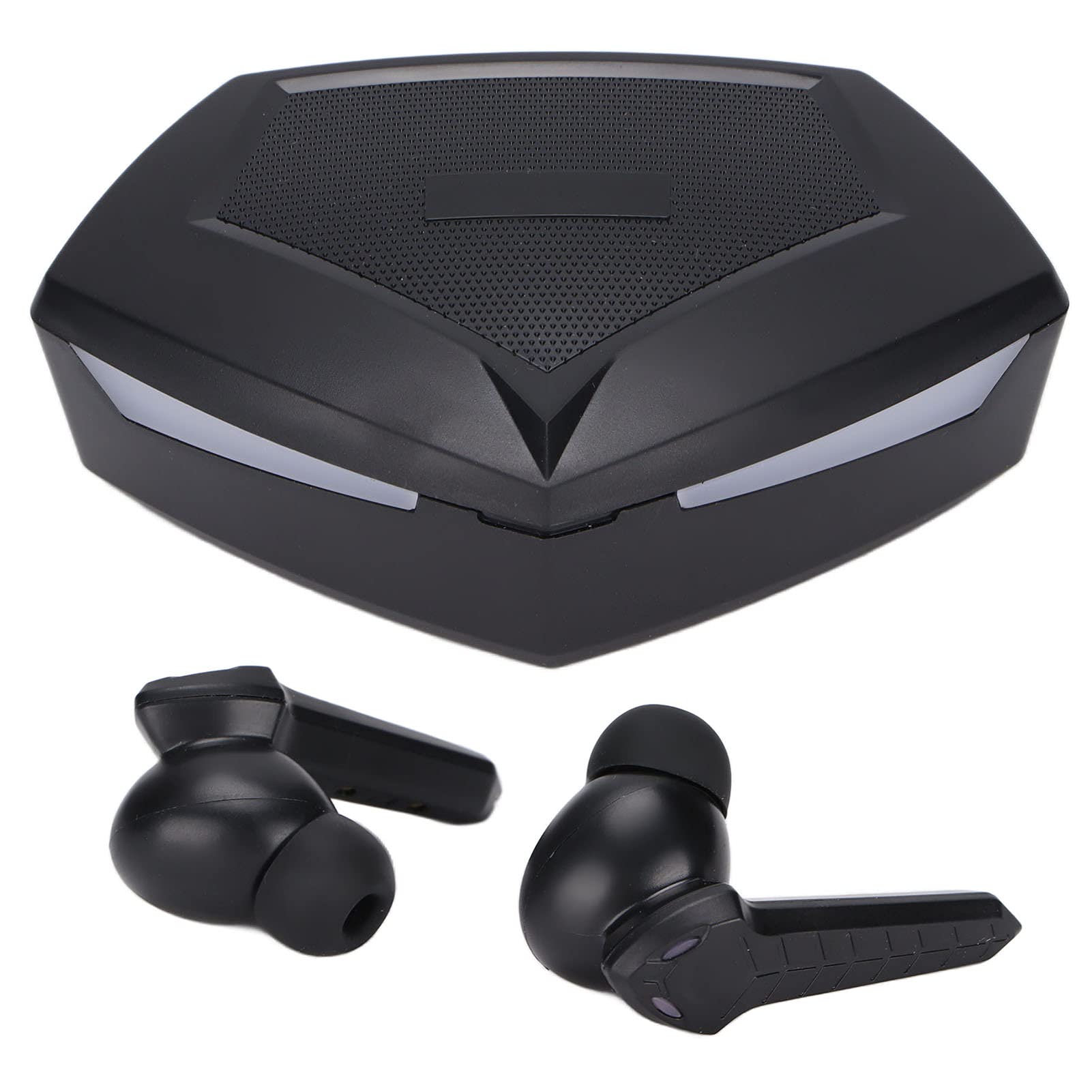P36 Wireless Bluetooth Earbuds with Microphone - Bluetooth 5.2 Gaming Headphones with Noise Cancelling, Low Latency, Fast Charging & HD Sound - Perfect for Workouts, Running, Gym & Commuting (Black)