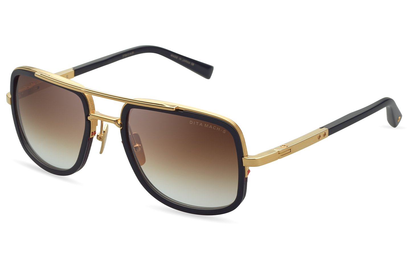 Dita Mach S DTS412 Sunglasses - Polarized Aviator Style for Men & Women - UV Protection & Anti-Glare - Perfect for Driving, Outdoor Sports & Fashion